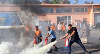 Muratpaşa'da yangın tatbikatı
