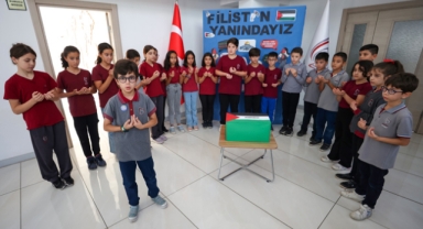 Öğrenciler, Filistinli çocukları unutmadı