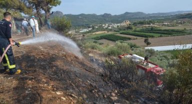 Otluk alanda yangın