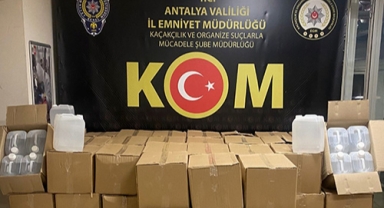Sahte içki üreticilerine operasyon