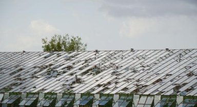 Serik'te dolu faciası