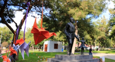 Şiddete karşı bin turna kuşu!