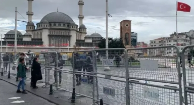 Taksim Meydanı bariyerlerle çevrildi