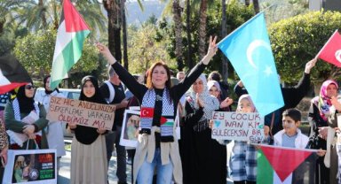 Alanya'da Gazzeli çocuklar anıldı