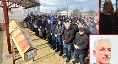 Cenazeye giderken kazada ölen çift son yolculuklarına uğurlandı