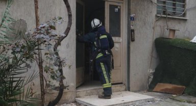 Elektrikli battaniyeden yangın çıktı