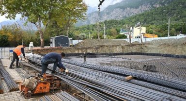 Göynük pazarında çalışmalar devam ediyor