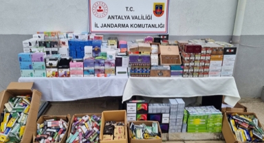 Kaçak sigara deposu basıldı
