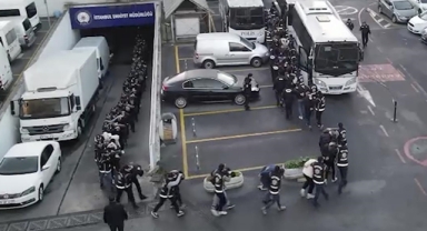 Kafes-23 operasyonlarında yakalanan 96 zanlı adliyeye sevk edildi