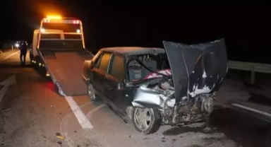 Kara yolunda kaza: 3 yaralı