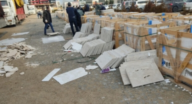 Mermerlerin içerisine gizlenmiş 1 milyondan fazla uyuşturucu hap ele geçirildi