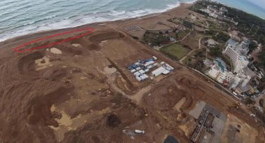 Otel inşaatı için bir kıyım daha