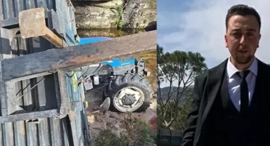 Römork ve traktör arasında sıkışıp, öldü