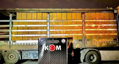 Tırda 4 ton kaçak tütün ele geçirildi