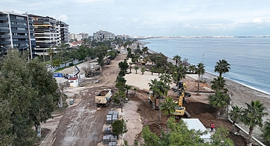 Konyaaltı sahilde hummalı çalışma