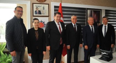 AESOB Başkanı'ndan Topaloğlu'na ziyaret