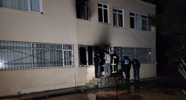 Aile sağlığı merkezinde yangın çıktı