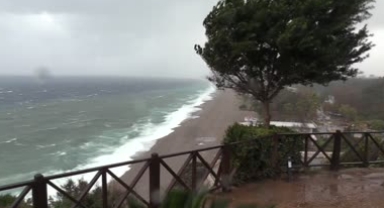 Antalya'da yağış ve fırtına