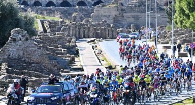 Bisikletin yıldızları Antalya'da