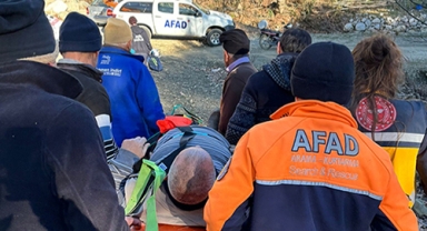 Doğa yürüyüşünde yaralandı