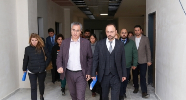 Ekingen, Döşemealtı'nda şantiyeleri gezdi