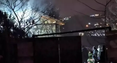 Evde çıkan yangın panik yarattı