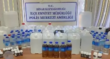 Kaçak içki baskını