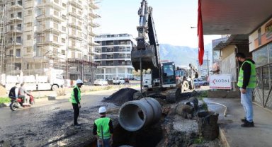 Mahmutlar'da altyapı çalışması başlatıldı