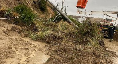 Manavgat'ta toprak kaydı