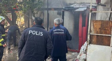 Müstakil evde yangın