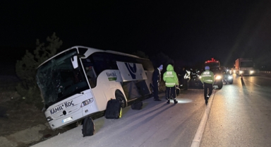 Otobüs kazası: 4 yaralı