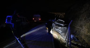 Şarampolde korkunç kaza