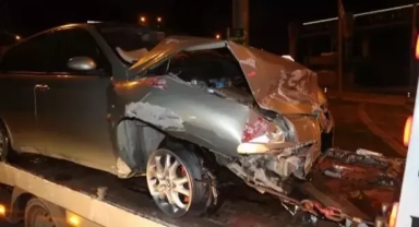 Serbest kaldıktan 1 saat sonra kaza yaptı