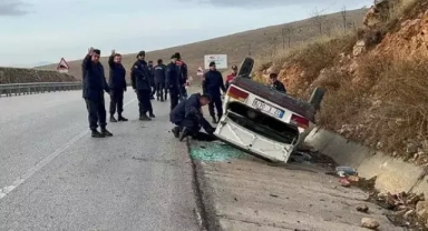 Takla atarak devrildi