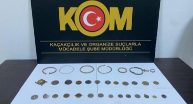 Tarihi eserler ele geçirildi