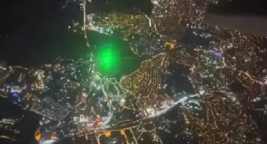 THY'nin yolcu uçağına lazer ışıklı taciz