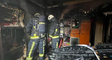 Yangına uykuda yakalandılar