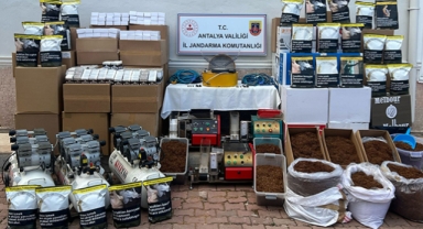 750 kilogram kaçak tütün yakalandı