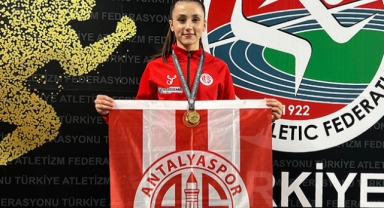 Antalyasporlu Selma altın hedefine ulaştı