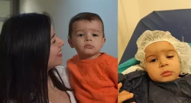 Beste bebeğe göz kapağı kaldırma ameliyatı