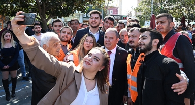 Böcek'ten Şarampol'de esnaf ziyareti
