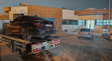 Drift yapan sürücüye ceza