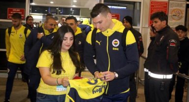 Fenerbahçe'ye coşkulu karşılama