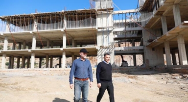 Konaklı Spor Kompleksi çalışmalarına devam