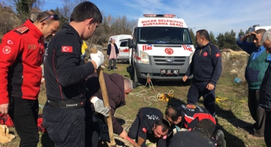 Kuyuya düşen küçük kız kurtarıldı