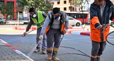 Muratpaşa’da yol çalışmaları
