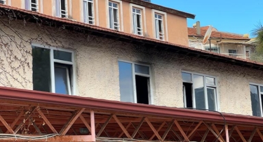 Okuldaki yangın korkuttu