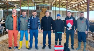 Serik'te hayvanlar aşılandı