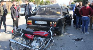 Serik'te kaza: 2 yaralı
