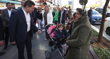 Tütüncü, esnafı ziyaret etti